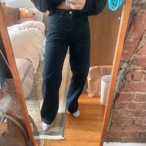 Madewell Women's Dark Blue Flare Jeans
